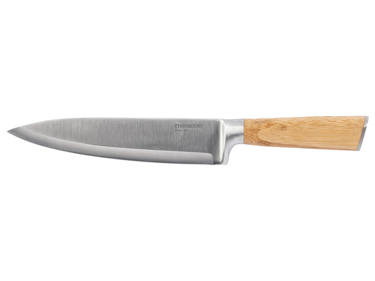 Gehe zu Vollbildansicht: ERNESTO® Messer mit Bambus-Griff, Edelstahl-Griff - Bild 16