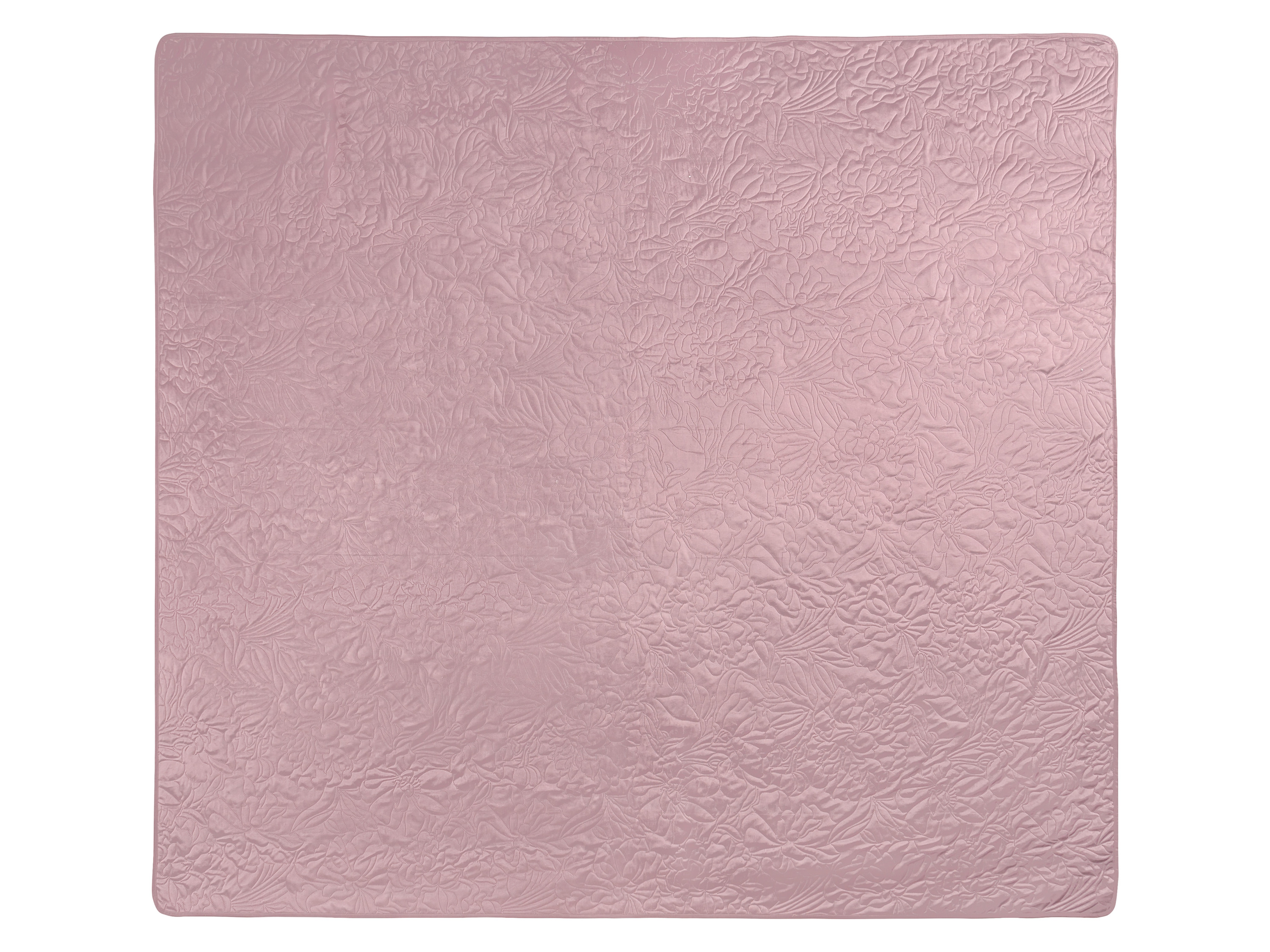 Thumbnail - LIVARNO home Tagesdecke Samt, 200 x 220 cm (Rosa)