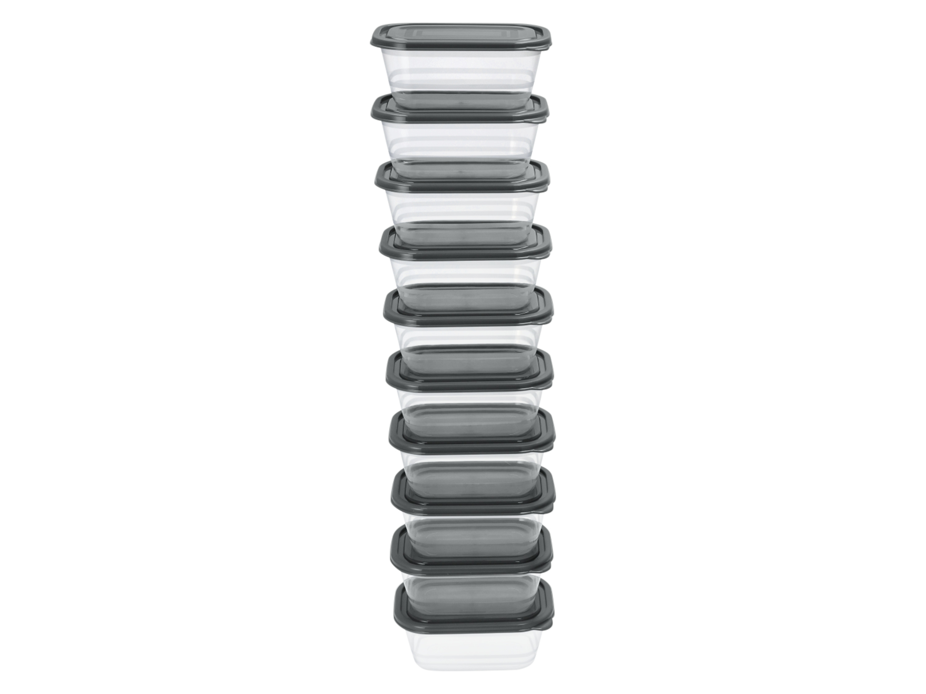 SILVERCREST® Frischhaltedosen-Sets PP XXL (10 x 0,6 l)