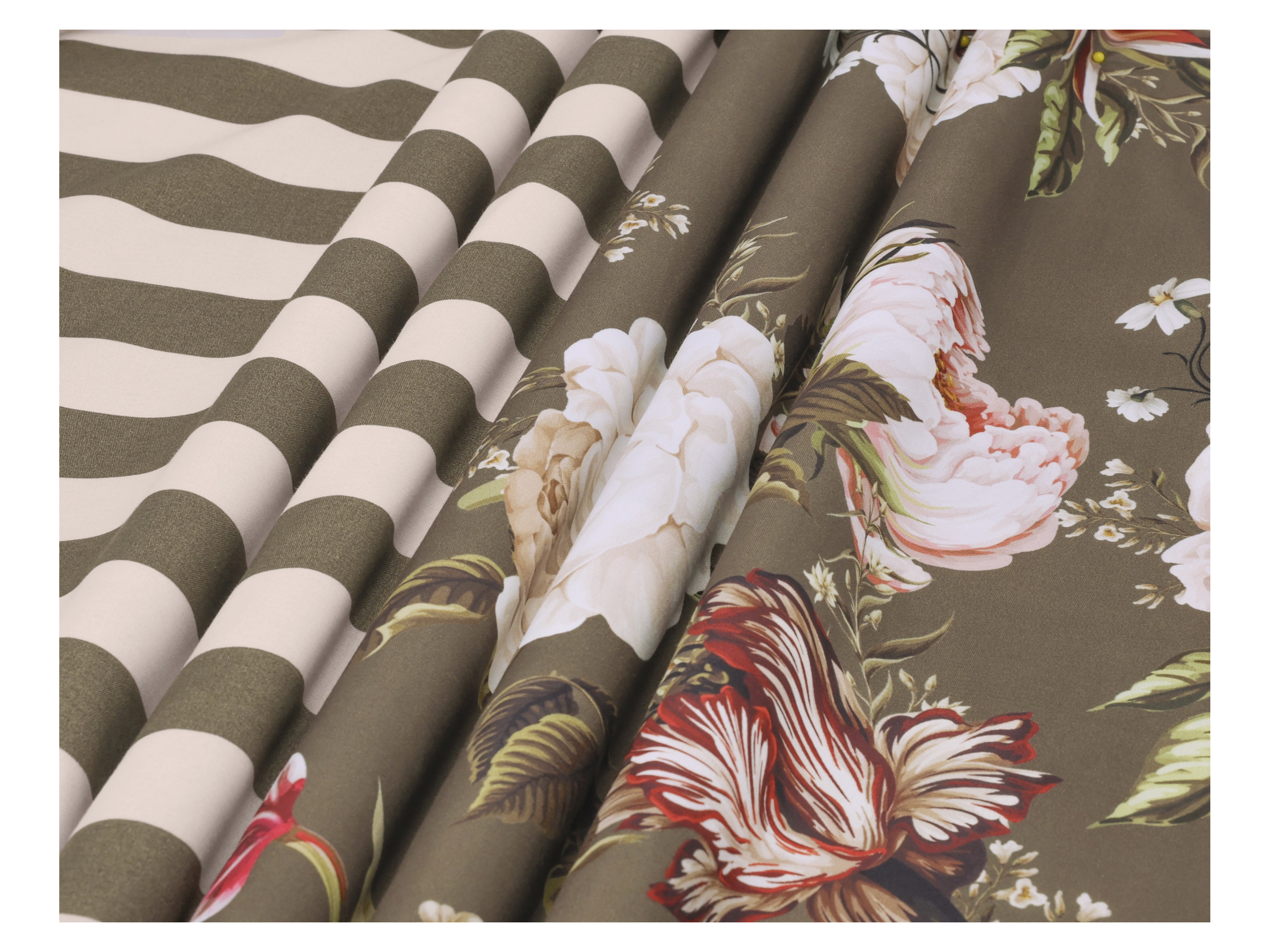 LIVARNO® Mikrofaser-Satin-Wendebettwäsche, 200 x 220 cm (Grün) – Bild 4 von 4