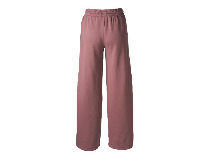 Weite rosa Jogginghose mit elastischem Bund
