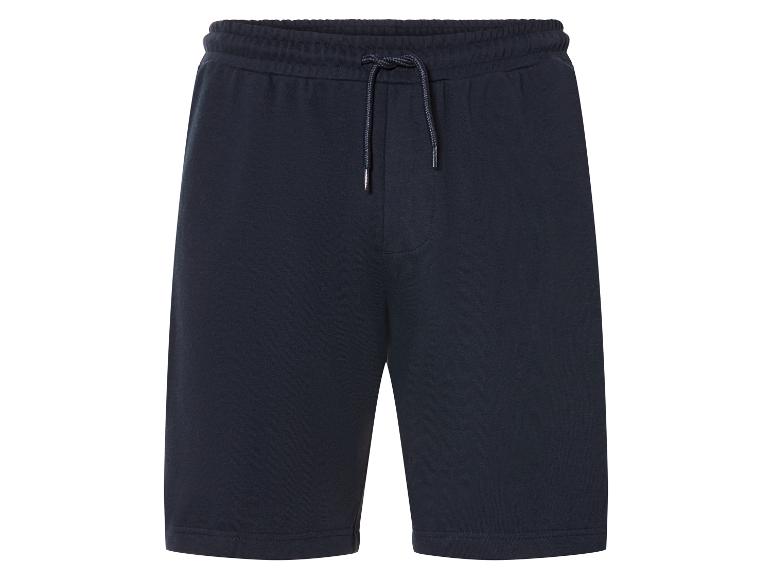 Dunkelblaue Sportshorts mit Kordelzug.