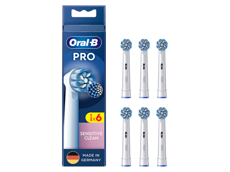 Sensitive Pro 6er Oral-B Aufsteckbürsten Clean