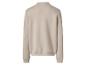Einfaches beiges Herren-Sweatshirt, Rückansicht.