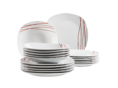 MÄSER Teller-Set »Sencilla«, 18-teilig