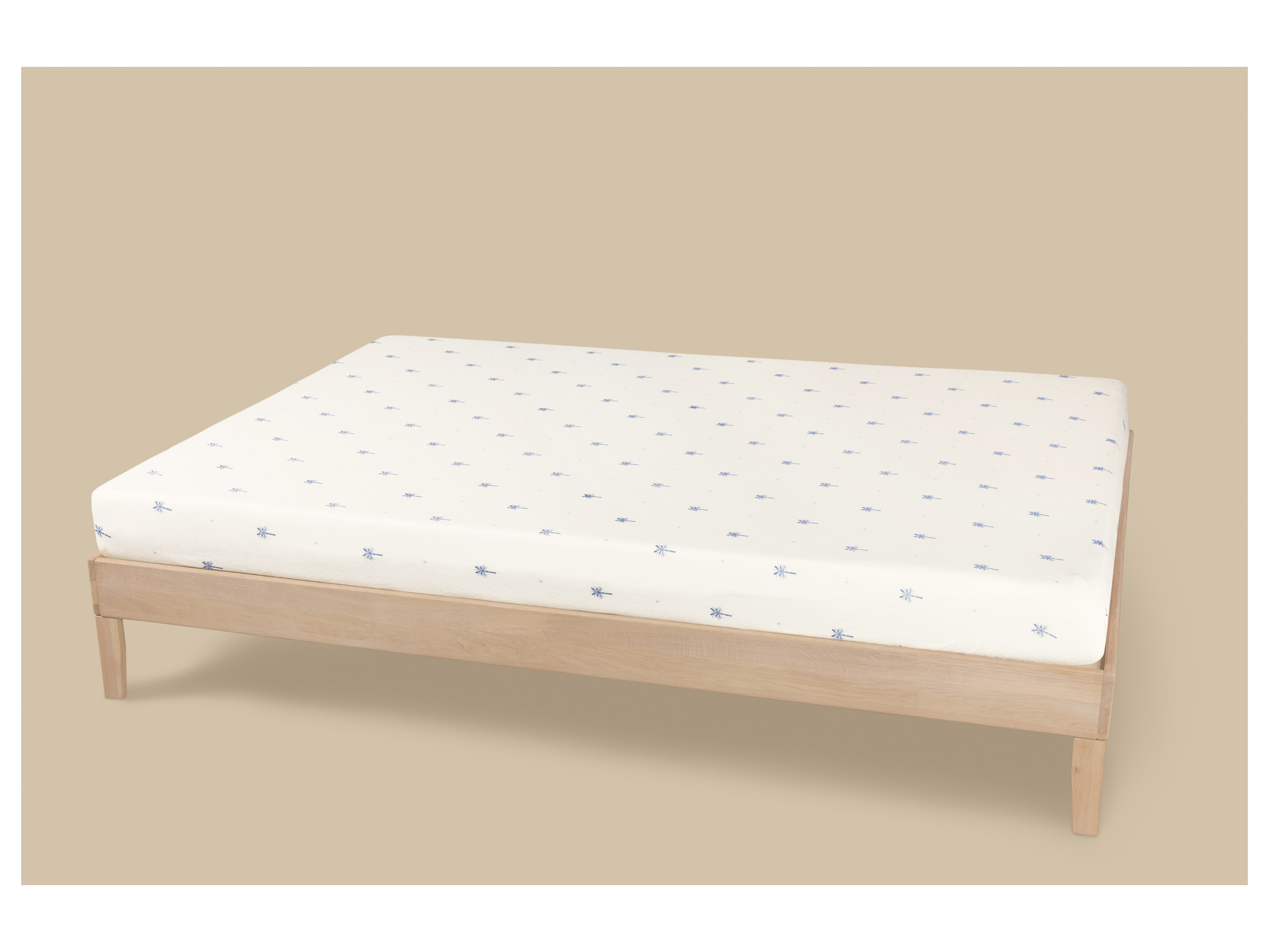 LIVARNO® Jersey-Spannbettlaken,140 -160 x 200 cm (Palmen) – Bild 2 von 2