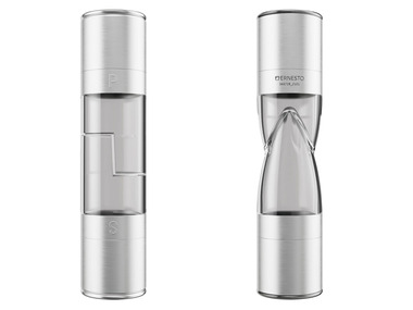 ERNESTO® Edelstahl Salz- und Pfeffermühle/ Chilimühle
