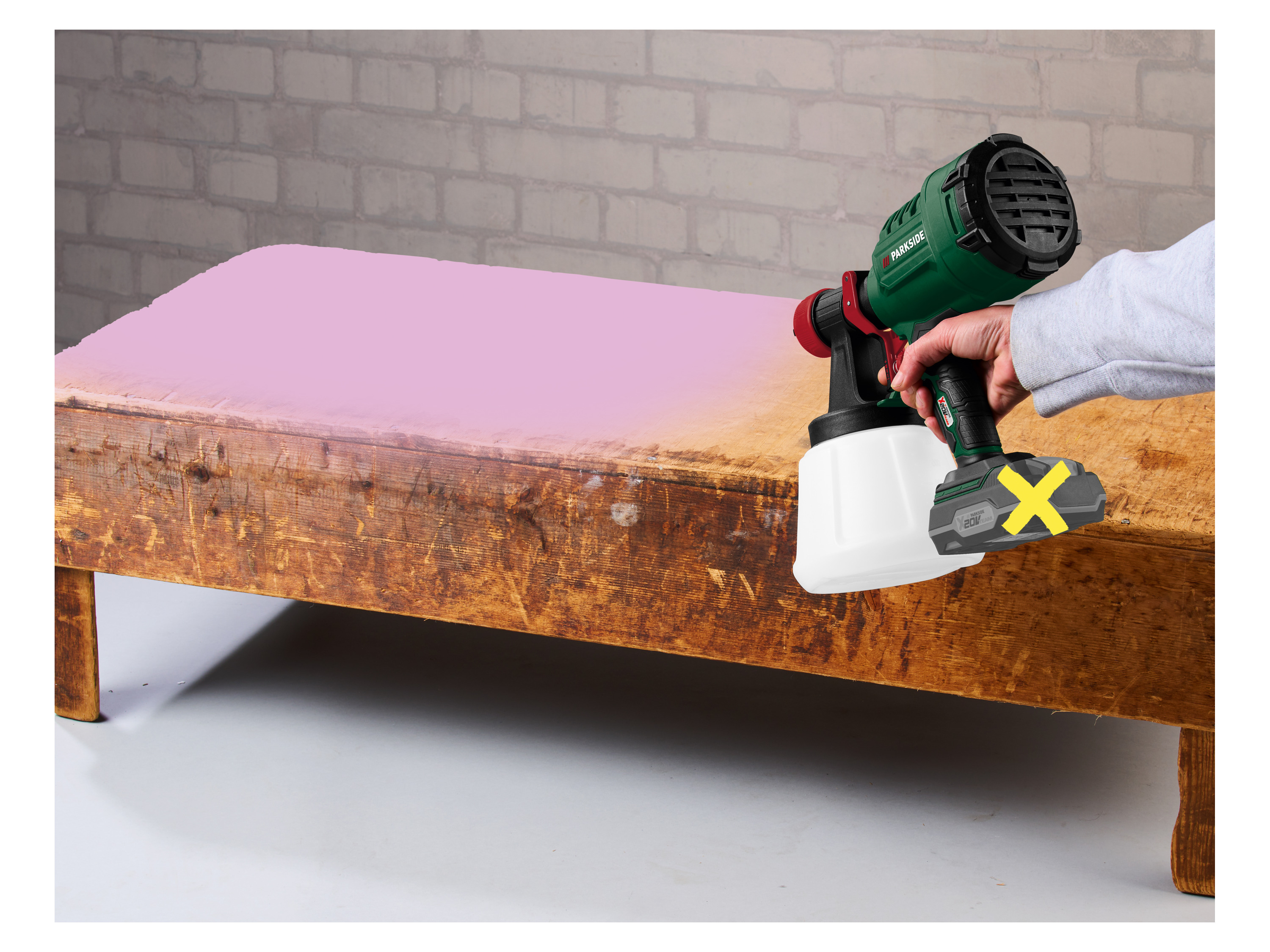 Thumbnail - PARKSIDE® 20 V Akku-Farbspritzpistole »PFSA 20-Li B2«, ohne Akku und Ladegerät