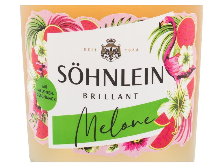 Söhnlein Brillant Melone Sekt mit Melonen-Geschmack.