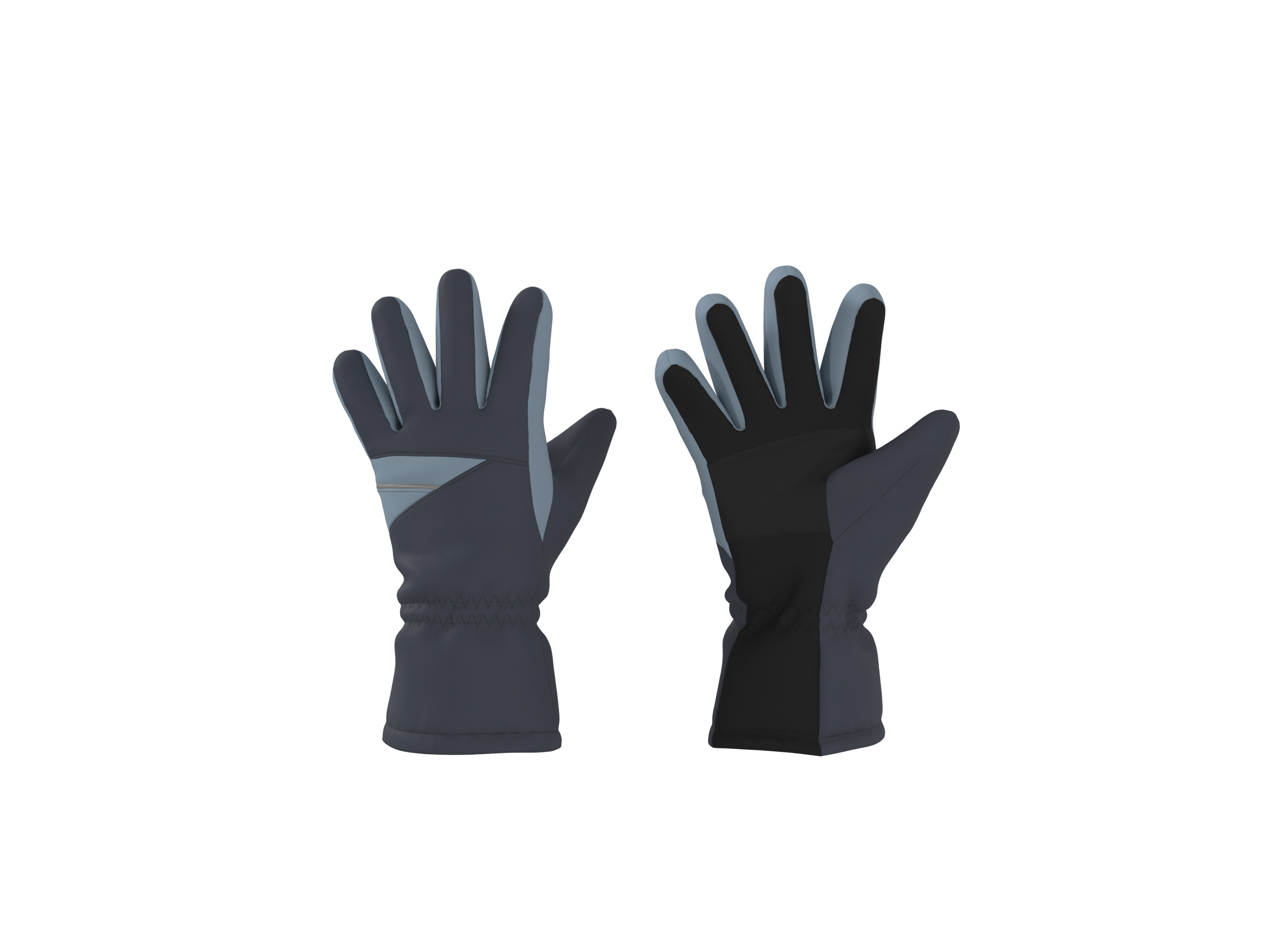 ESMARA® Winterhandschuhe (Blau/Schwarz, 7)