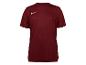 Bordeauxrotes Sport-T-Shirt mit kurzen Ärmeln