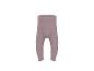 Rosa gerippte Baby-Leggings