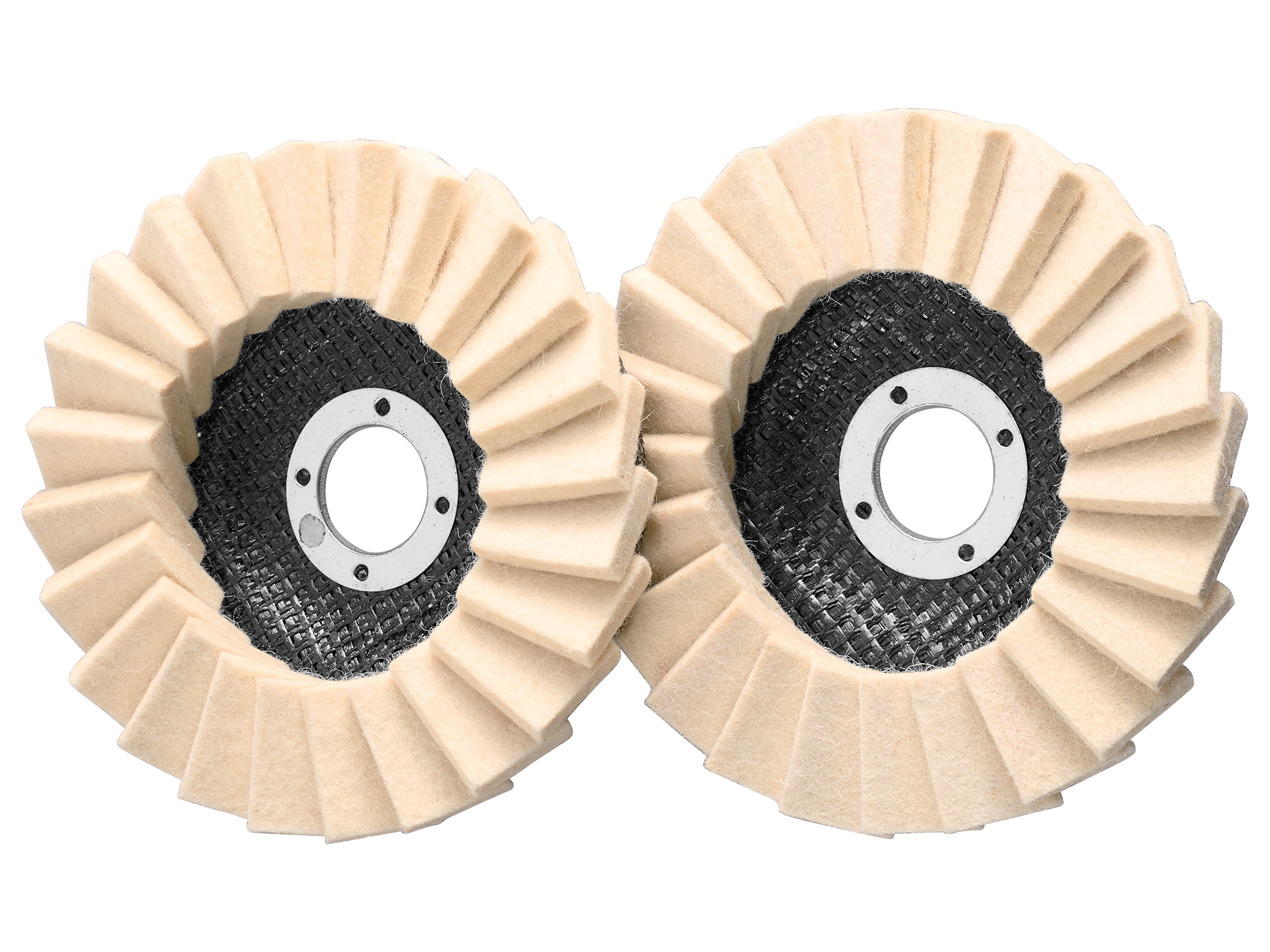 Thumbnail - PARKSIDE® Winkelschleiferzubehör, 125 mm (Polierrad aus Filz 2tlg.)