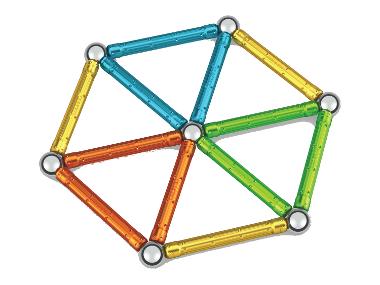 GEOMAG Magnetic Sticks »Gems 70«