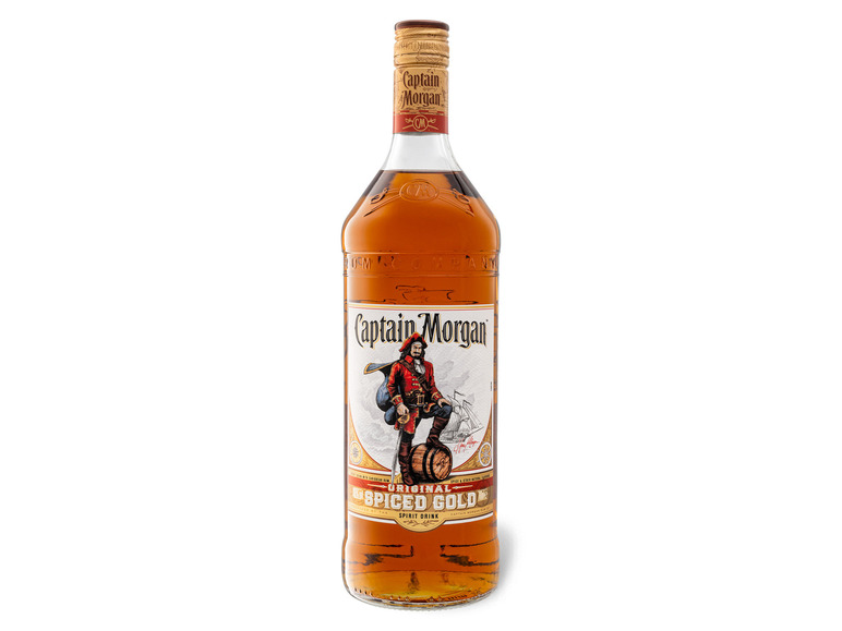 Gehe zu Vollbildansicht: Captain Morgan Spiced Gold (Rum-Basis) 35% Vol - Bild 1