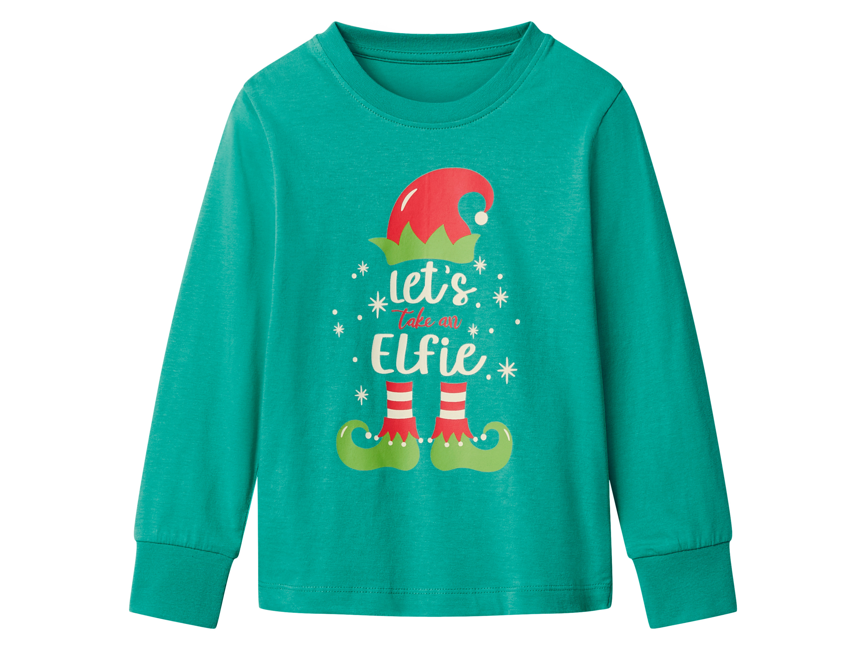 Thumbnail - lupilu® Kinder-Pyjama (Grün, 122/128)