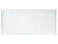 Weißes rechteckiges Kissen mit einer strukturierten Oberfläche