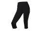 Schwarze ¾ Leggings mit hoher Taille.