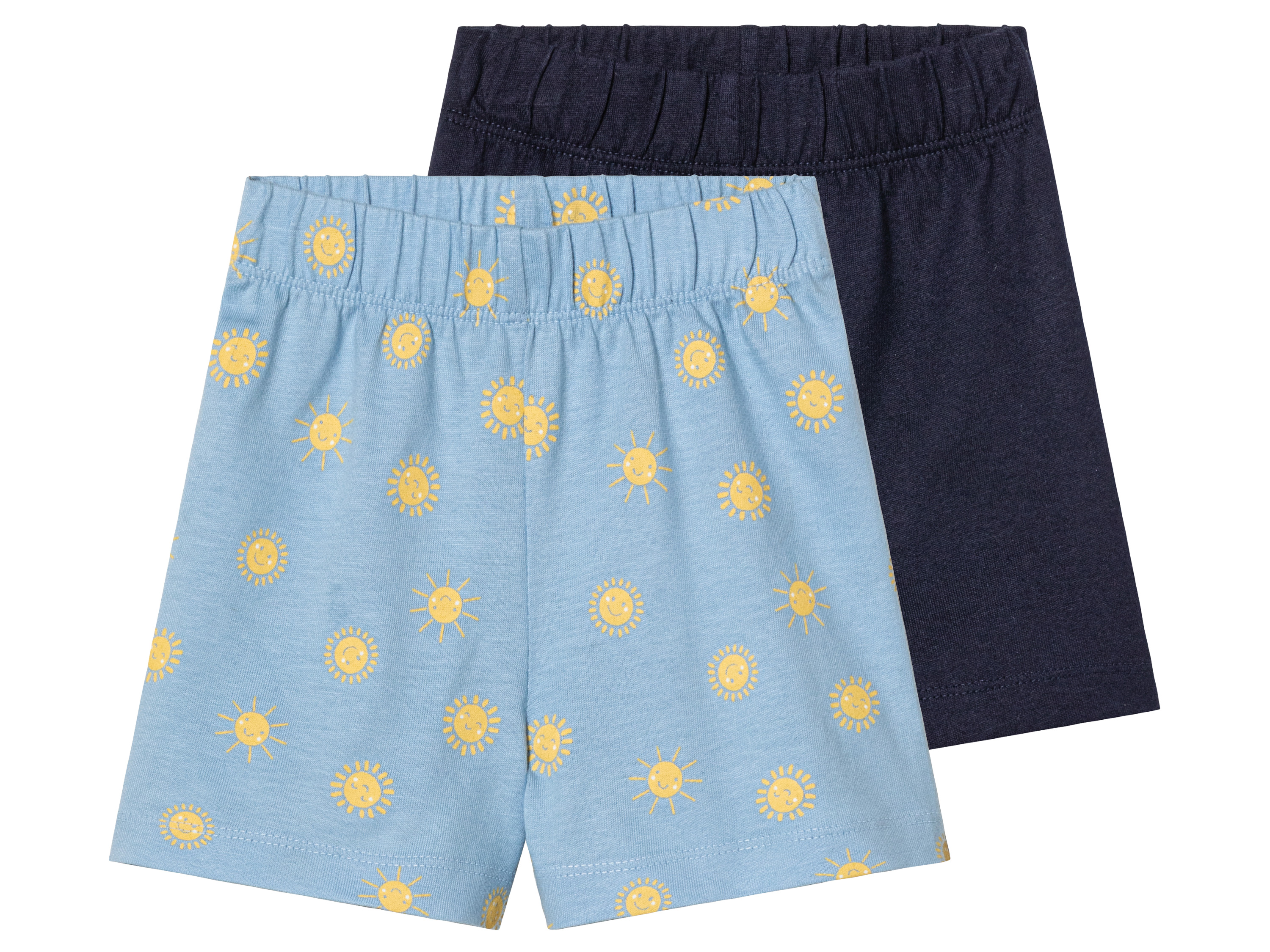LUPILU® Baby Shorts 2er Set (blau/Navy, 50/56)""