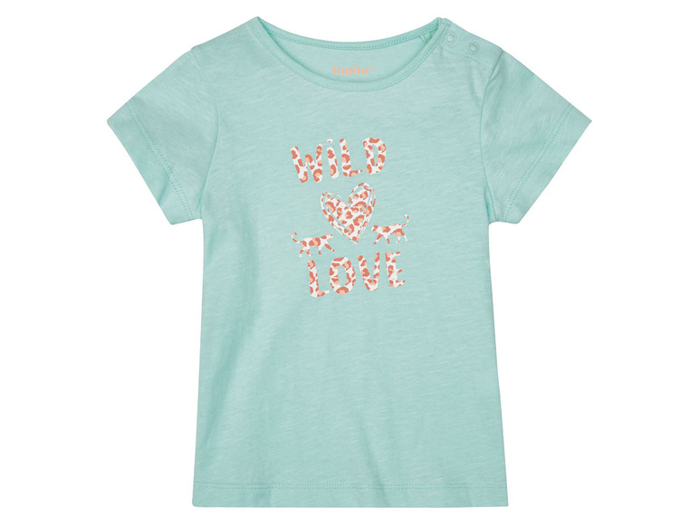 Gehe zu Vollbildansicht: lupilu® Kleinkinder Mädchen T-Shirts, 2 Stück, aus reiner Baumwolle - Bild 11
