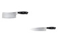 Zwei Messer von Livarno Home: ein Hackbeil und ein Kochmesser.