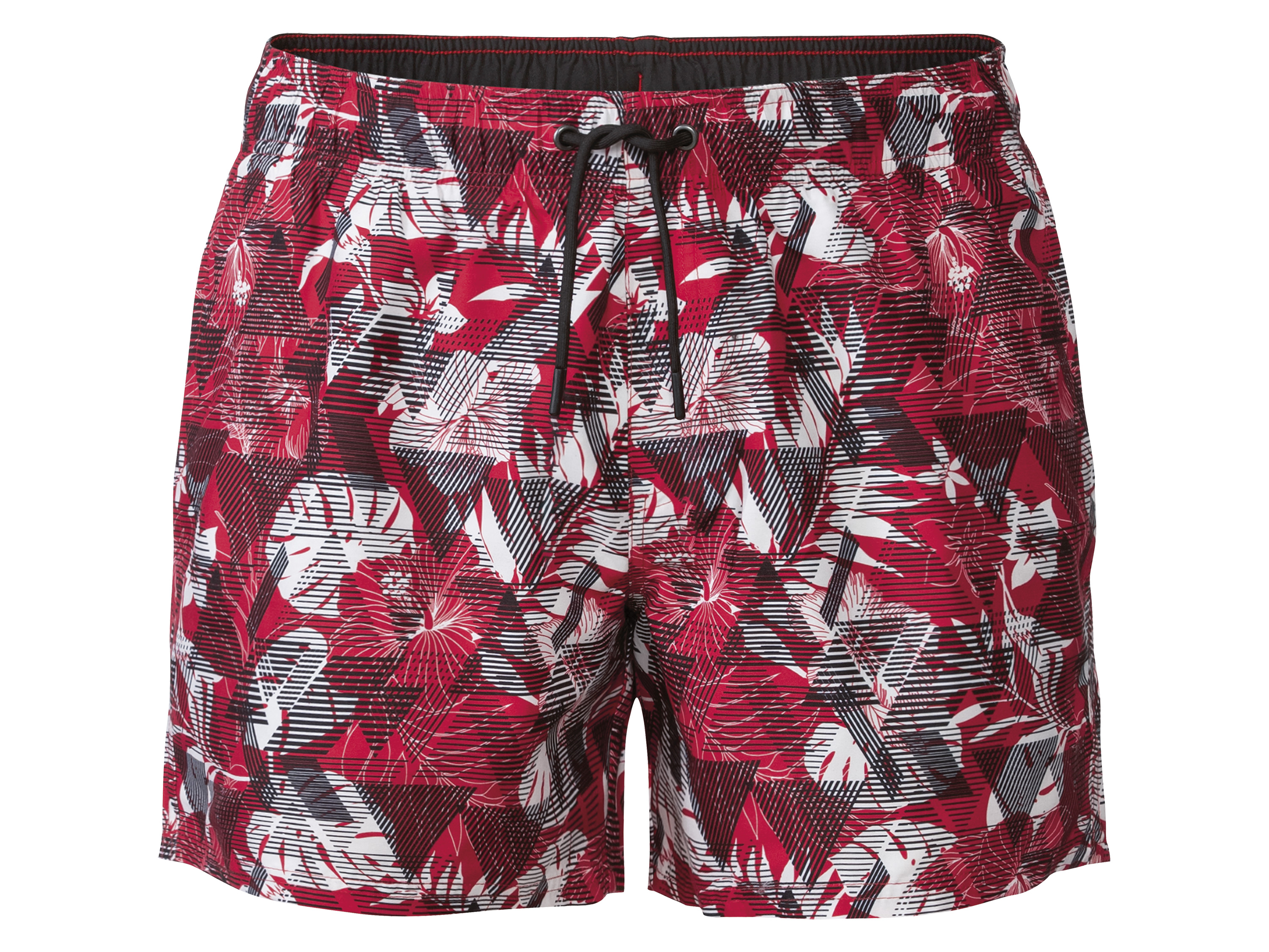 LIVERGY® Herren Badeshorts (Rot, 10/4XL) | 04055334793421