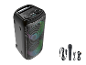TRONIC® Bluetooth-Party-Lautsprecher mit Mikrofon und Kabeln.