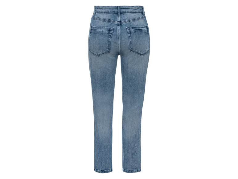 Gehe zu Vollbildansicht: esmara® Damen Jeans, Straight Fit, in moderner 7/8-Länge - Bild 3