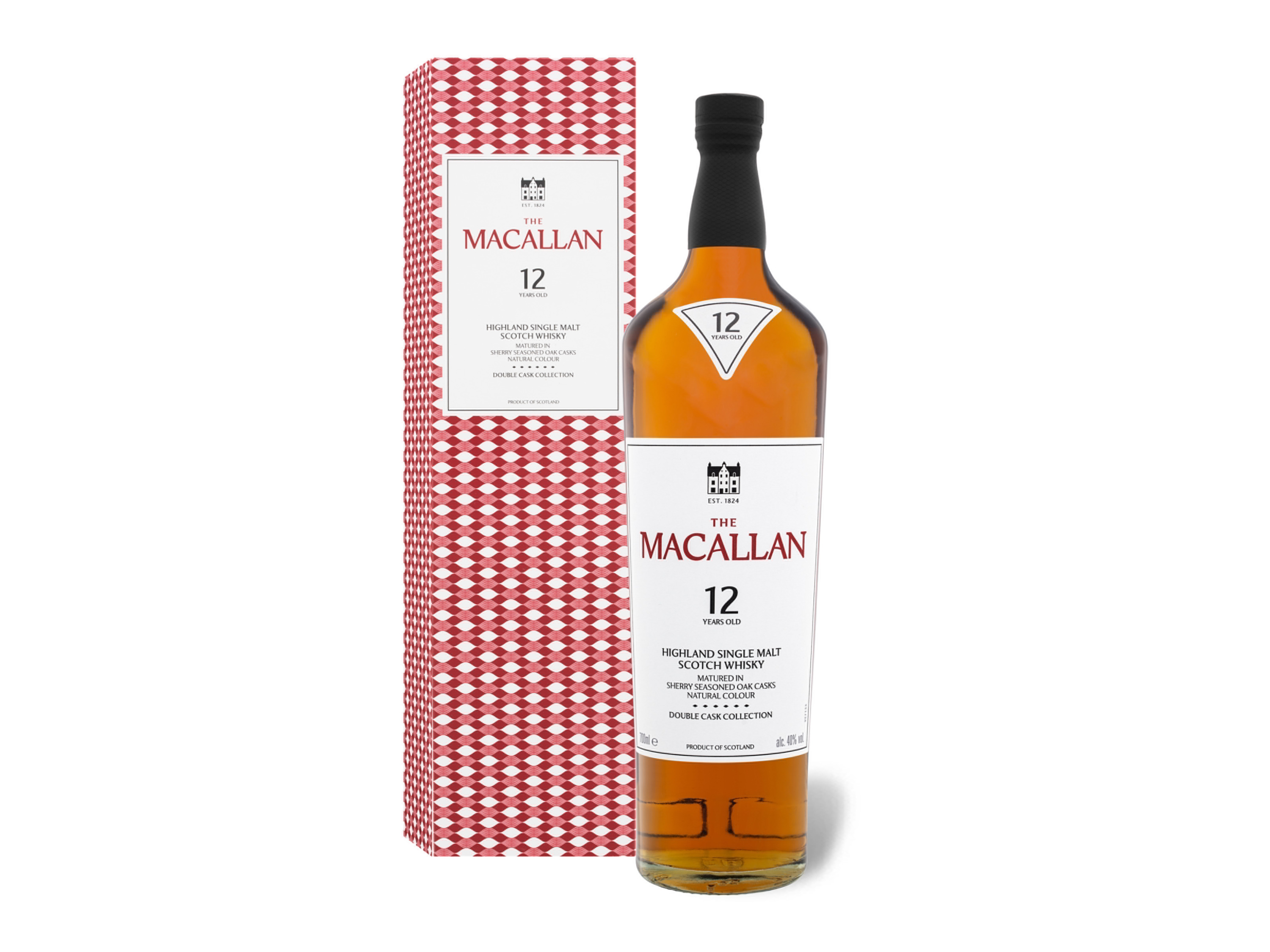 THE MACALLAN Double Cask Highland Single Malt Scotch Whisky 12 Jahre 40% Vol