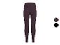 Damen-Leggings in Dunkellila, auch in Schwarz erhältlich.