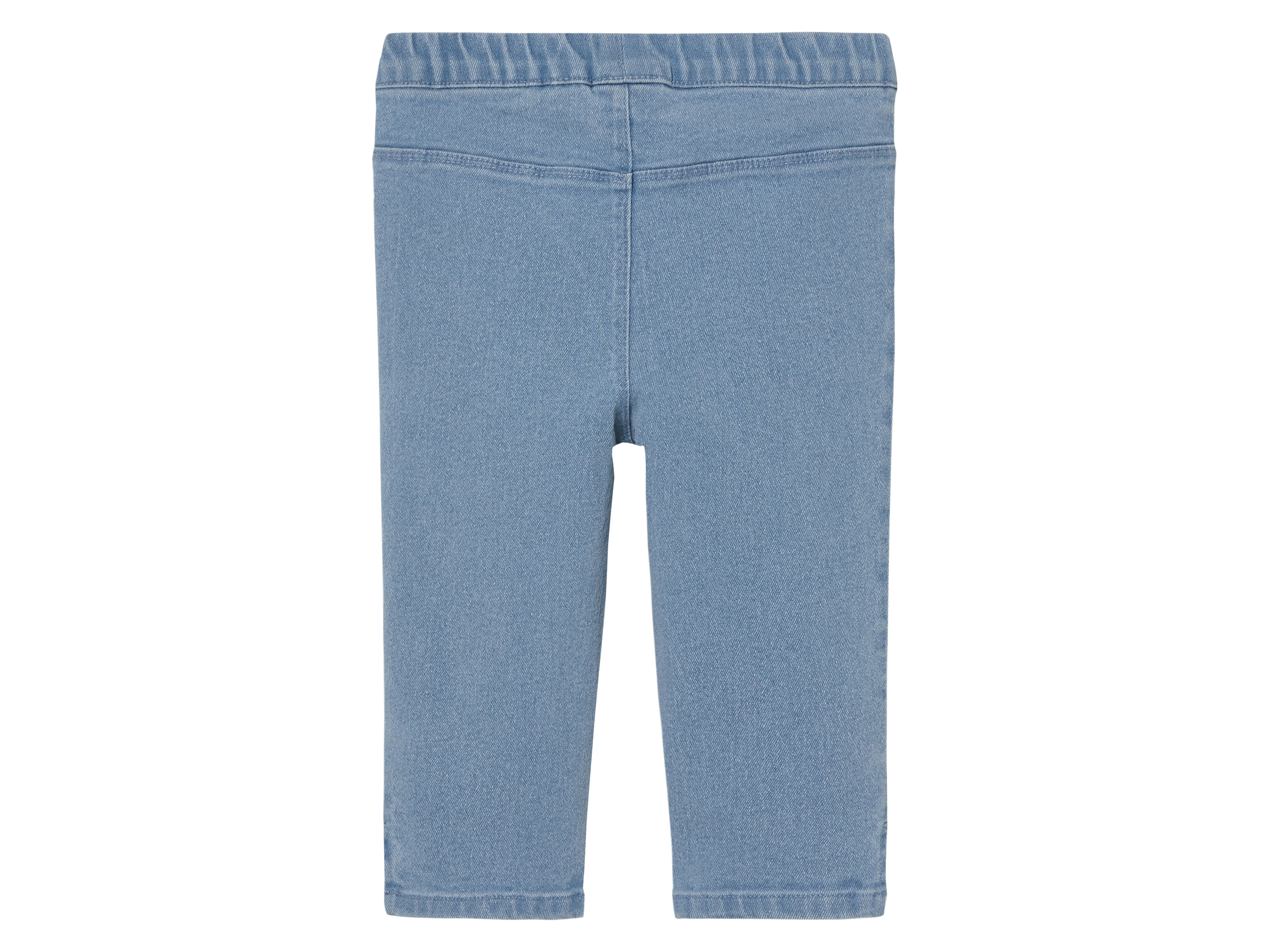 LUPILU® Kleinkinder Mädchen Jeggings Capri (Hellblau, 98/104) – Bild 2 von 3