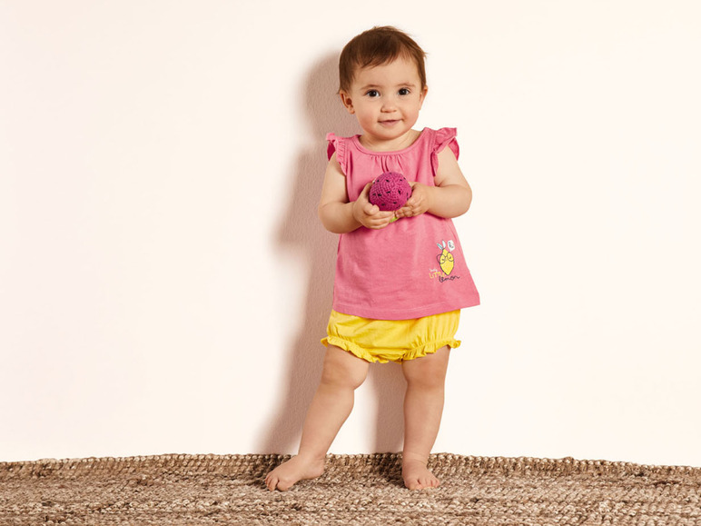 Gehe zu Vollbildansicht: lupilu® Baby Sommerset, 3-teilig, aus reiner Bio-Baumwolle - Bild 12