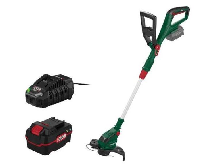 Einhell Grasschneider, Akku und Ladegerät: kabelloses Gartengerät.