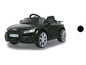 Ein schwarzes Audi TT RS Kinderauto.