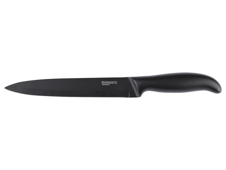 Gehe zu Vollbildansicht: ERNESTO® Messer aus Edelstahl, schwarz - Bild 2