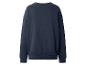 Dunkelblaues Langarm-Sweatshirt, Rückansicht.