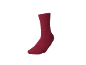 Einfarbige bordeauxrote Socke