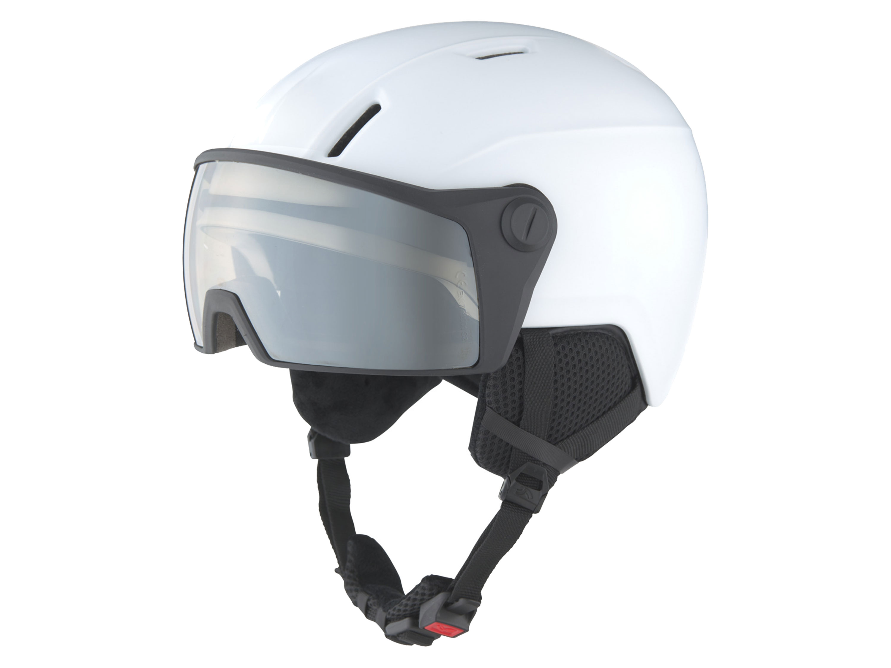 CRIVIT Kinder Skihelm mit selbsttönendem Visier (Weiß)““ | 04335754073724