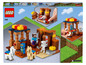 LEGO Minecraft-Set mit einem Tempel, Lamas, Steve und einem Skelett.
