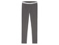 Graue Leggings mit silbernem Band