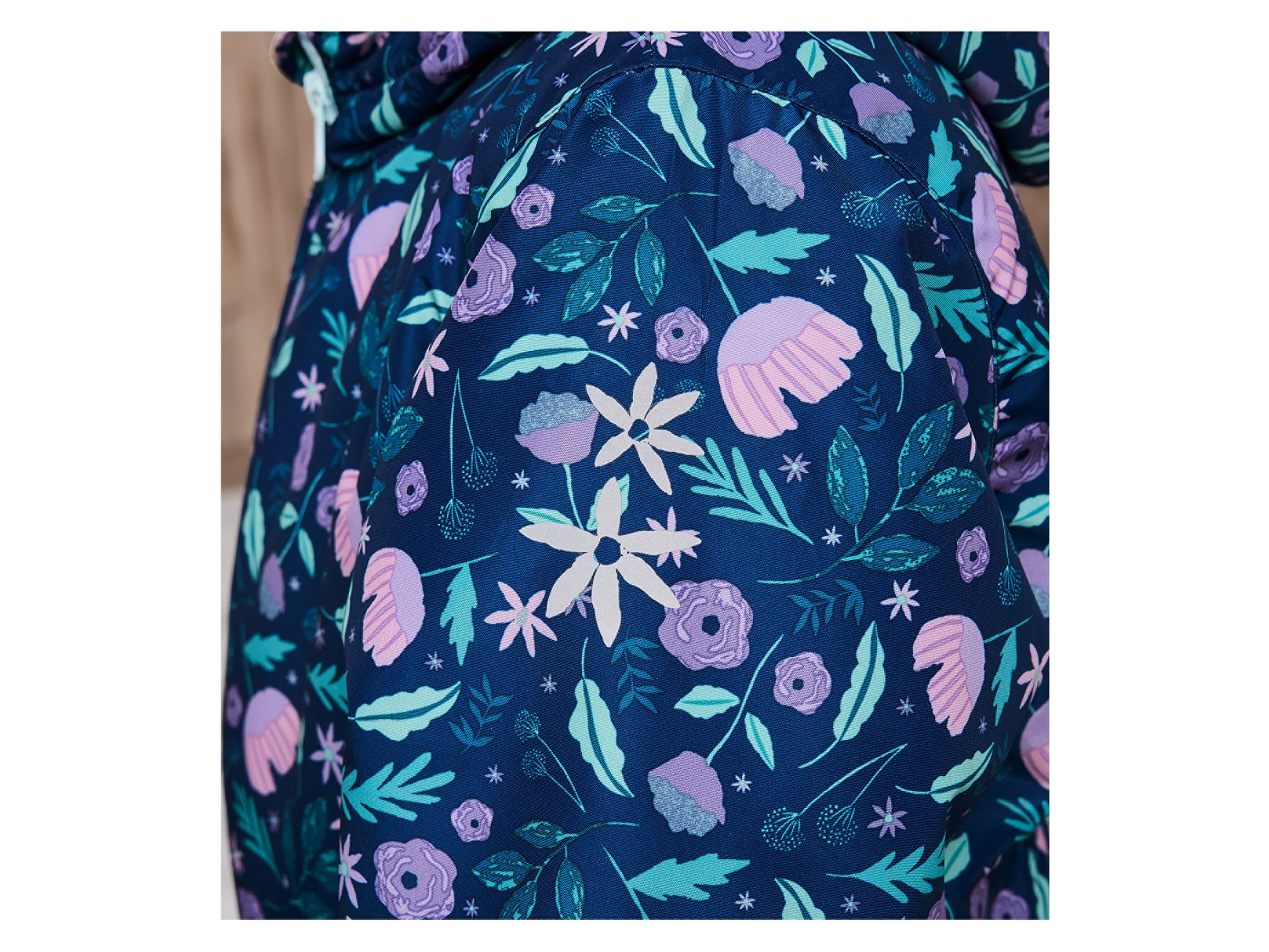 Thumbnail - lupilu® Baby Kleinkinder Mädchen Schneeoverall (80, blau/rosa/mint)