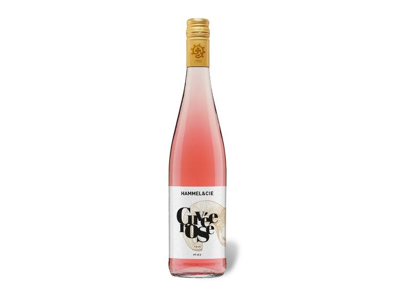 Flasche HAMMEL & CIE Cuvée Rosé Pfalz QbA feinherb Roséwein