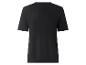 Schwarzes Kurzarm-T-Shirt, Rückansicht