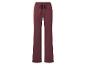 Bordeauxrote gerade Jogginghose mit Kordelzug in der Taille.