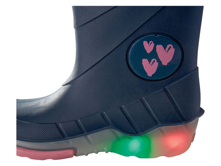 Gehe zu Vollbildansicht: lupilu® Kleinkinder Regenstiefel mit coolem Blink-Effekt - Bild 4