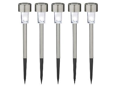 LIVARNO® LED-Solarleuchten, 5 Stück