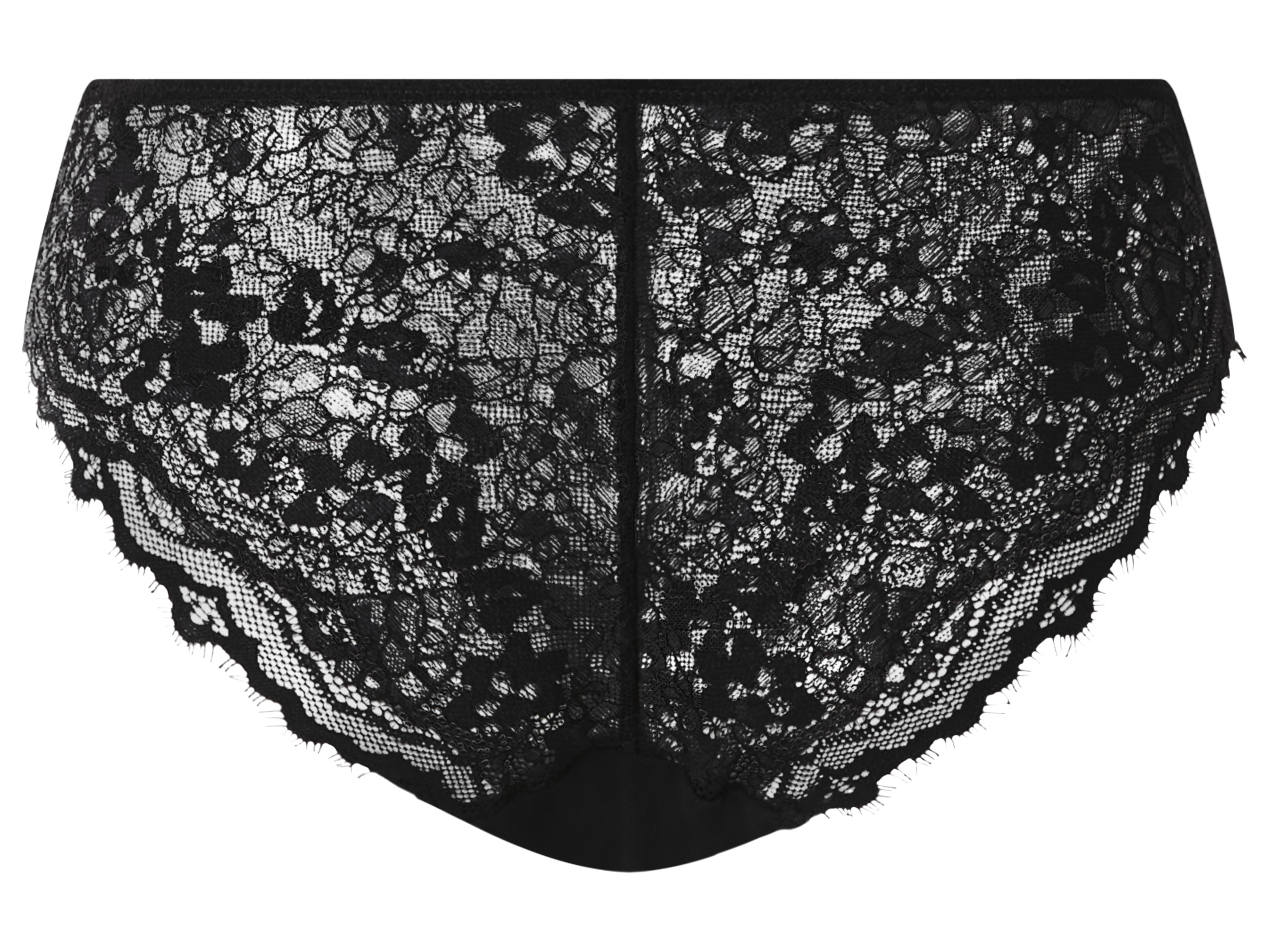 Thumbnail - esmara® Damen Slip mit Spitze, 2 Stück (Schwarz, S(36/38))