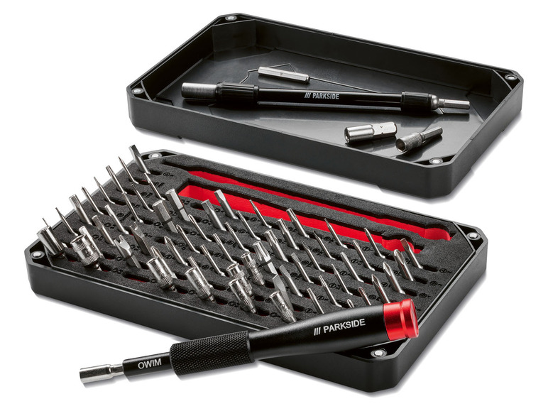 Go to full screen view: PARKSIDE® precision tool set, 66 pieces - Image 1