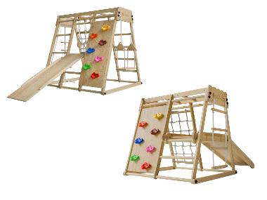 Klettergerüst für Kinder mit Rutsche