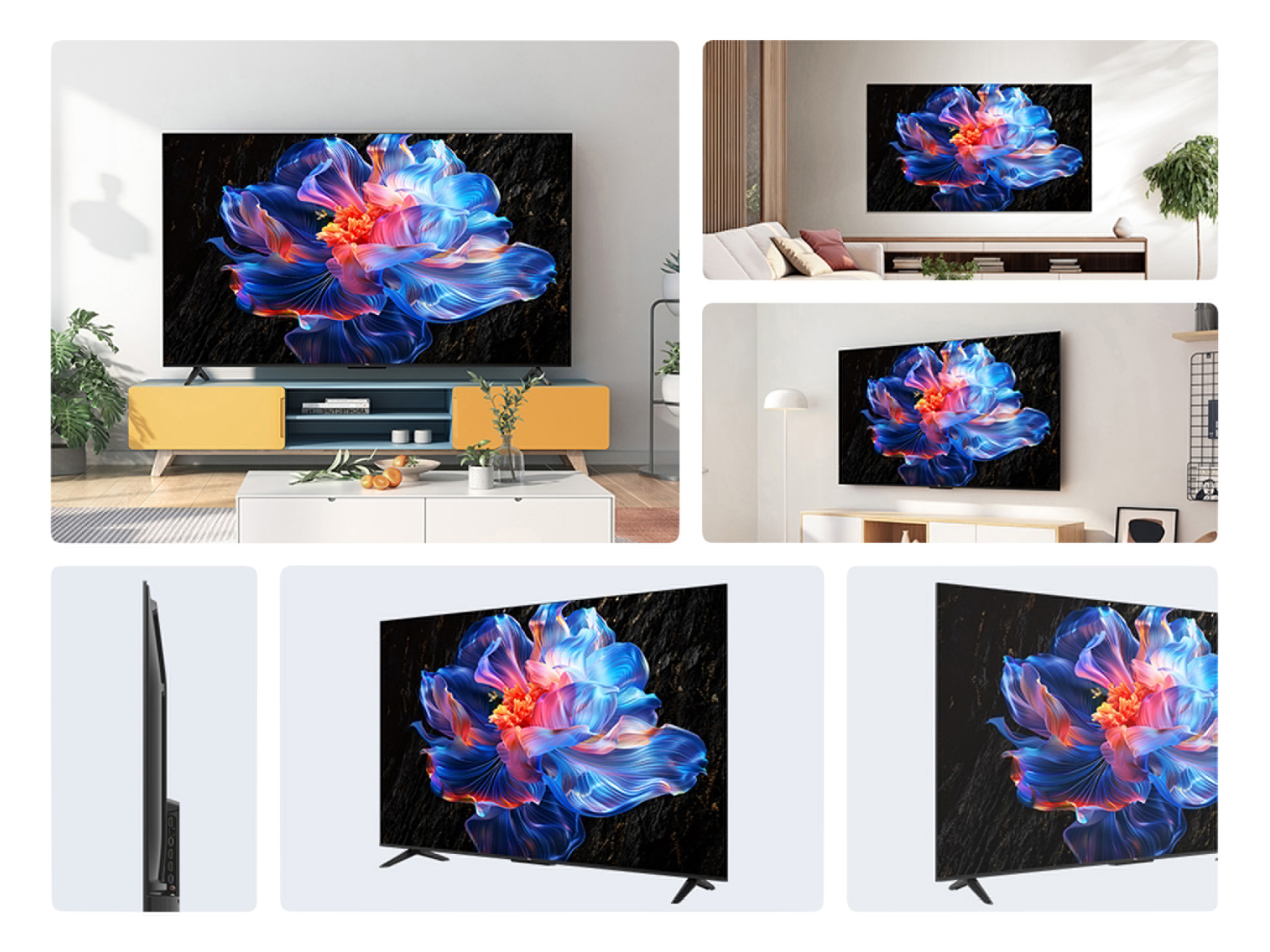 Thumbnail - TCL »55P61K« 55 Zoll Direct LED TV, 4K HDR Fernseher, Smart TV